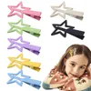 Accessoires pour cheveux, 7 pièces, pince étoile en alliage coloré Y2K pour filles, décoration douce, épingle à cheveux latérale, Barrette pour enfants, joli