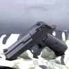 Мини-пистолет из сплава Desert Eagle Beretta Colt, игрушечный пистолет, модель стрельбы, мягкая пуля для взрослых, коллекция, подарки для детей