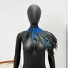 Écharbes Fake Feather SHAWL RETRO Shrug Cap pour Cosplay Stage Performance Performance Ajustement Danseurs de cols