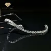 Chain 2Mm 3Mm 4Mm 5Mm Grown Jewelry 10K/14K/ Real Gold Tennis Bracelet With Lab Diamond CVD