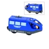 Trä magnetisk elektrisk tågbil diecast slot lokomotiv lastbil Kompatibelt varumärke Biro Train Wood Railway Track Set Kid Toys 240131