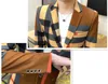 High quality Korean version fashion casual business work party shopping travel man dress mens slim suit jacket 240201