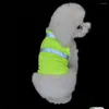Odzież dla psa Pet Wysoka widoczność refleksyjna kamizelka bezpieczeństwa oddychająca kurtka kamizelki do pracy na świeżym powietrzu