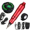 Compleet Rotary Tattoo Machine Pen Set Kit LCD Power Pedal Permanente Make-up Assortiment RU Fast 240202