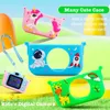 Barn Digital Camera Cartoon Multi-funktioner Silicon Case Micro Toy Lanyard Child Selfie Portable Toddler Video USB Holiday Gifts 240123
