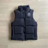 2024 American Trapstar Black Vest Cotton Jacket Winter Thick Coat Trendy Versatile fashion 666nnnn