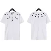 Sommar T-shirts Mens Women Designer T Shirts Tees Cottons Man S Fashion Black and White Casual Shirt Tshirts Clothing Street Shorts Hylsa kläder