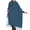 Scarves Linear Elephant Pattern Tassel Scarf Women Soft Orla Kiely Shawls Wraps Lady Winter Fashion Versatile Female