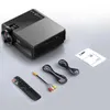 Projecteur avec WiFi et BT 5G natif 1080P Home cinéma vidéo Portable extérieur Compatible USBVGAHDMIPhone 240125