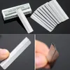 200Pcs or 100Pcs Makeup Eyebrow Trimmer Special Eyebrow Trimming Razor Stainless Steel Eyebrow Scraping Blade Beauty Makeup Tool 240124