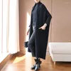 Women's Vests South Korean Clothing Spring And Autumn Thickened Knitted Cardigan Cloak Vest Fashion Top Soft Girls' Sweater X187