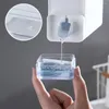 Lagringsflaskor 1000 ml förseglade hemtvättpulver med etikettflaskmjukgörare