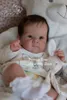 19inch Already Painted Reborn Doll Parts Bettie Doll Kit Lifelike Baby 3D Skin With Visible Veins and Cloth Body 240131