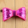 Saç Aksesuarları 32pcs/Lot 32c 8cm Çocuklar Butik Bowknots Klips Olmadan Kızlar İçin Sequin Yayları DIY Head Bands HDJ26