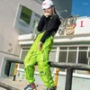 Bühnenkleidung Kinder Straße Hip-Hop-Tanzkostüm Set Mädchen Langarm Pullover Grüne Hose Jazz Performance Trend Kostüme BL4973