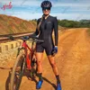 Givelo Cycling Jersey Set Women Summer Long Sleeve Bike Clothing Pro Team Road Bicycle Uniform Feminino Ciclismo MTB Suits 240131