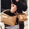 Top designer handbags New Genuine Leather Puzzles Bag high-end version 1:1 Mini Geometric Splicing Pillow Hand-held Lychee Single Shoulder bags Crossbody handbag