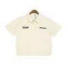 Rhude Mens Tracksuit Designer Summer Tshirts Polos tee shorts knä längd bokstav två stycken set broderi lös spårning s-xl