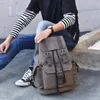 Mochila homens grandes mochilas de lona menino menina mochila portátil unisex saco de viagem volta pacote para adolescente casal retro mochila