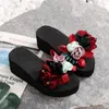 Slippers 2024 Women Bow Summer Sandals Slipper Indoor Outdoor Flip-flops Beach Shoes Fashion Female Casual Flower Gift