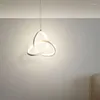 Lampade a sospensione Camera da letto Comodino Piccolo Lampadario Moderno e semplice Luce Lussuosa Design creativo Nordico Molto caposala Ristorante