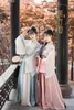 Palco desgaste estilo chinês tradicional hanfu cosplay traje princesa dresse melhorado fada elegante asiático retro moda verde vermelho