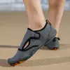 Zapatos acuáticos transpirables para hombre y mujer, calzado acuático para nadar, descalzo, aguas arriba, senderismo, vadear, deportes, zapatillas de agua de secado rápido para río y mar, 240123