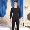 Sous-vêtements thermiques pour hommes, ensembles chauffants d'hiver pour hommes, combinaisons longues et fines pour jeunes