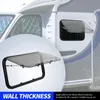 Alla terränghjul RV Skjut ut fönstret L1000 H500mm husbil vattentätt skydd med solskyddsgardin för 28 till 45 mm väggtjocklek