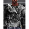 Phoenix T Shirts Bird 3D Print Men Woman Fashion Long Sleeved Tshirt Overized Harajuku Pullovers Kids Tees Top Clothing 240130