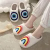 Slippers Winter Adults Warm Men Women Home Flip Flops Floors Non-Slip Plush Indoor Wool Slides Bedroom Velvet Soft-soled Shoes