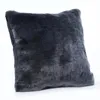 Pillow Fashion Design Winter Warm Pillowcases Faux Fur Throw Case Fluffy Plush Sofa Cover Home Decor