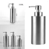 Liquid Soap Dispenser Bath Dish Pump Hand Bottle Stainless Steel Glass Dispener