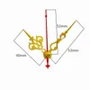 Wanduhren Stille Quarzuhr Bewegungsmechanismus 12 mm Welle mit Metallzeigern Uhrwerk Ersatzteile