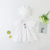 Hårtillbehör Född spädbarn Baby Girl Clothes Lace Jumpsuit Ruffles ROMPER Kort kön Neutral pojke 69 månader