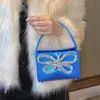Блестящие стразы-бабочки-коробочки сумки для женщин Элегантный бутик Кристалл атласные вечерние клатчи кошельки для свадебной вечеринки качество 240125