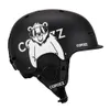 Copozz unissex capacete de esqui certificado halfcover antiimpacto esqui para adultos e crianças neve segurança snowboard 240124