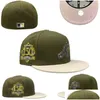 Ball Caps UNI Prêt Stock Fitted Letter Hip Hop Baseball Chapeaux de baseball fermé Hattetch Heart Hustle Flowers Cap Taille 7-8 Drop Deli Dhodw