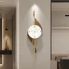 Orologi da parete Soggiorno Arte murale Lusso Grande orologio estetico Moda silenziosa Nordic minimalista Reloj Pared Decorazione della casa