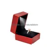 Jewelry Boxes Earrings Ring Jewellery Packaging Box Case With Led Lighted Up For Proposal Engagement Jewerly Gift Drop Delivery Pack Dhfr6