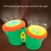 Tamburi a mano per bambini Strumenti educativi Si illuminano battendo il tamburo Migliorando il senso del ritmo Apprendimento musicale Set di giocattoli regalo 240131