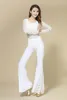 Scene Wear Belly Dance Jumpsuit Split Pants Spets Spark Slimming Show Indic Suit