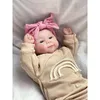 48 cm Reborn Baby Dolls Juliette Soft Body 3D Skóra z żyłami Visbile Kolekcjalna sztuka lalka Bebe Reborn Prezent 240131