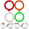 Opslagflessen voor glazen potten met clip-top Lekvrije vervanging Siliconen Mason Jar-pakkingen Afdichtingen Ringen Afdichting