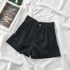 Shorts pour femmes Fitshinling 2024 In pour femmes vêtements Vintage mode mince taille haute femme solide bas de base vente