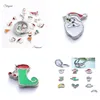 Charms Noël DIY Verre Médaillon Pendentif Bijoux Accessoires Mémoire Bracelet Flottant 9 Styles Bijoux7679568 Drop Livraison Résultats Otap3