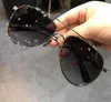 Pilotenzonnebril Zilver/Grijs Rooklens Herenmode Zomer Sunnies Sonnenbrille UV-beschermingsbril met doos