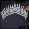 Haarspeldjes Haarspeldjes Opaal Kristallen Kroon. Bruid Hoofdtooi. Strass Tiara's Meisjes. Bruids Diadeem. Partij Verjaardag Sieraden Accessoires Drop Ottnz