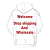 3D Printed Hoodie Men Women Fashion Casual Tops Customize Streetwear Hoodies Personality Custom Products Pullovers 240131