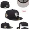 Berretti da baseball da uomo Cappelli aderenti da baseball Classico Hip Hop Boston Sport Fl Bill Sport per Strapback Snap Back Cappello da camionista Taglia 7-8 Drop Deliv Dhwyd